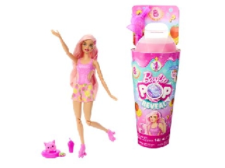 Barbie: Slime Reveal meglepetés baba - Szőke hajú baba rövidnadrágban