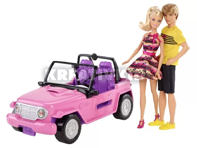 Barbie strand autó