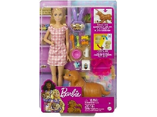 Barbie újszülött kiskutyák szett 