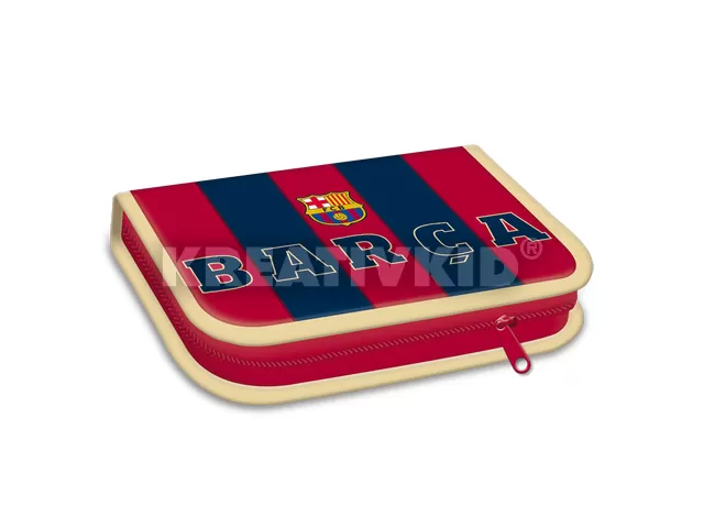 Barcelona tolltartó írószerekkel feltöltött