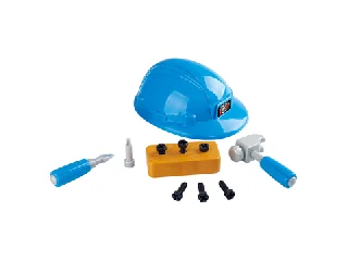 Barkácskészlet sisakban