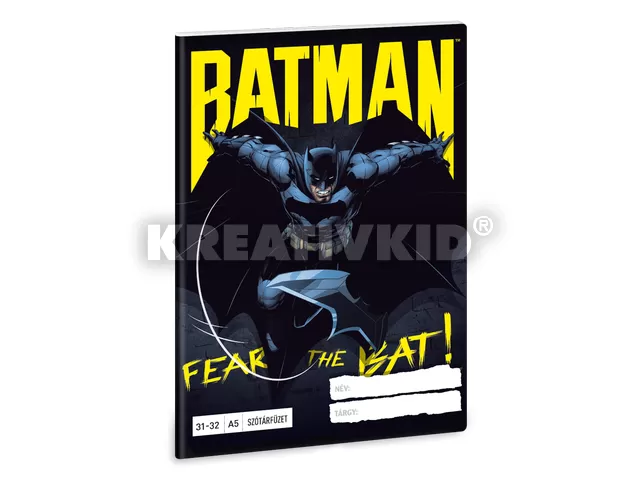 Batman A/5 szótárfüzet 3132