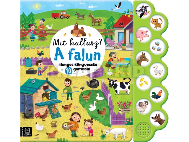 BATOR, AGNIESZKA: MIT HALLASZ? - A FALUN - HANGOS KÖNYVECSKE 10 GOMBBAL