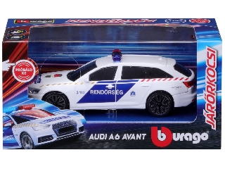 Bburago 1 /43 Audi A6 szirénázó magyar rendőrautó