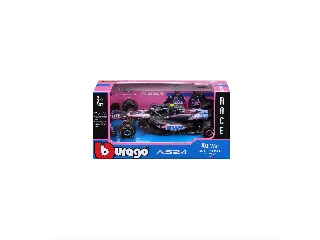 Bburago 1 /43 F1 versenyautó - BWT Alpine F1 Team A524 (2024)