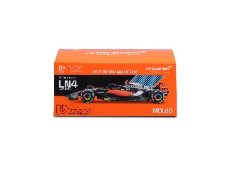 Bburago 1 /43 F1 versenyautó - Mclaren MCL60 (With helmet) (#4)Lando Norris