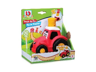 Bburago Jr. Nyomd le és indul - traktor