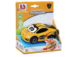 Bburago Jr. Visszahúzós versenyautó - Lamborghini