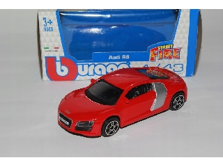Bburago Street Fire 1:43 Audi R8 
