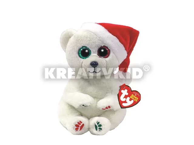 Beanie Babies plüss figura EMERY, 15 cm - jegesmedve