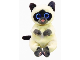 Beanie Babies plüss figura MISO, 15 cm - sziámi macska 