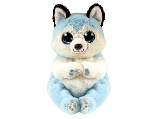 Beanie Babies plüss figura THUNDER, 15 cm - kék husky 