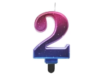 Beauty and Charm: Csillagos égbolt számgyertya - 2