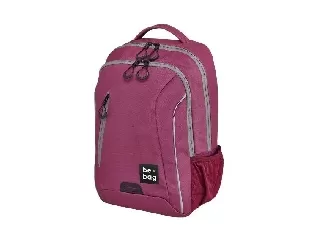be.bag be.urban iskolai hátizsák berry&grey