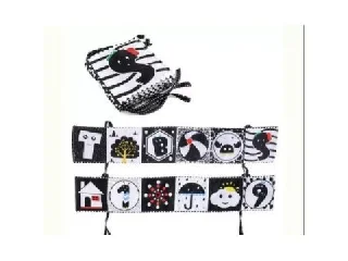 Bébi foglalkoztató kiságyra - 15 x 16 cm