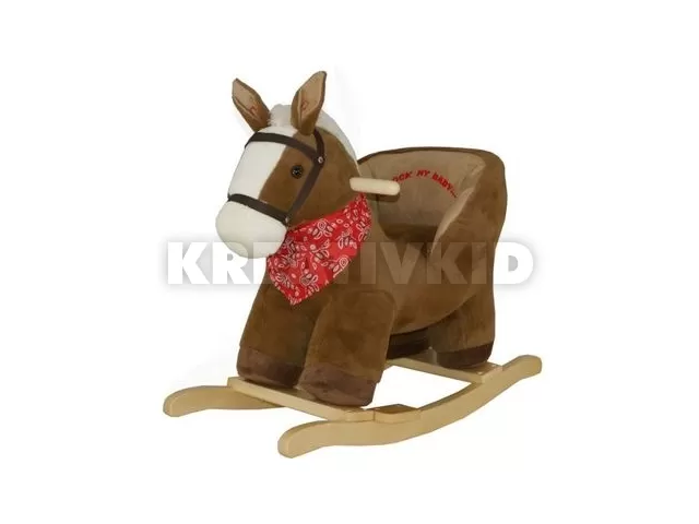 Beleülős bébi hintapóni – sötétbarna