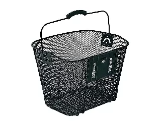 Bellelli fém bicikli kosár - fekete