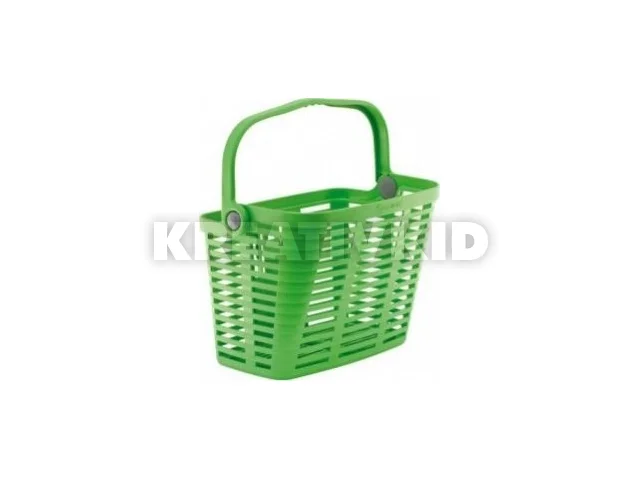 Bellelli Plaza műanyag bicikli kosár - zöld