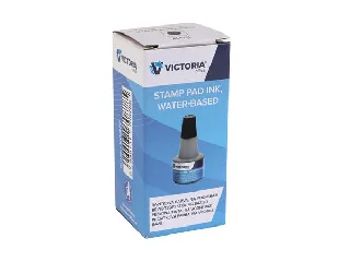 Bélyegzőfesték, 30 ml, VICTORIA OFFICE, fekete