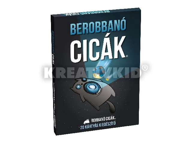 Berobbanó cicák kiegészítő kártyapakli