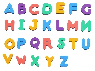 Betűs fürdőjáték (26 db)