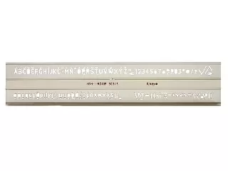 Betűsablon, 5 mm, KOH-I-NOOR