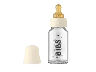 BIBS cumisüvegszett üveg 110ml krémfehér