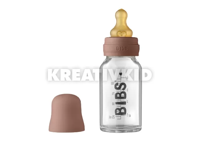 BIBS cumisüvegszett üveg 110ml mackó