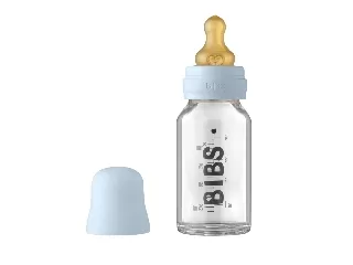 BIBS cumisüvegszett üveg 110ml pasztellkék
