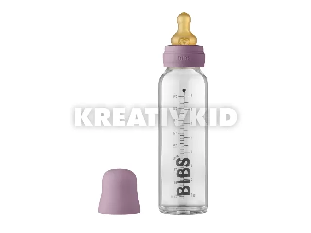 BIBS cumisüvegszett üveg 225ml mályva
