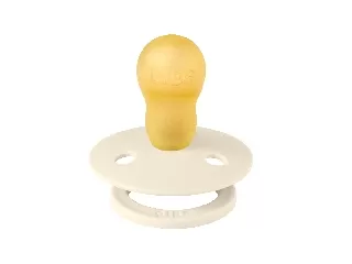 BIBS játszócumi - Colour natúr kaucsuk 18-36 hó krémfehér 1 db tasakban