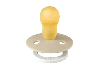 BIBS játszócumi - Colour natúr kaucsuk éjszakai 18-36 hó vanília 1 db tasakban