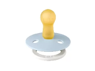 BIBS játszócumi - Colour natúr kaucsuk éjszakai 6-18 hó pasztellkék 1 db tasakban