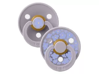 BIBS játszócumi - Studio Jázmin Colour natúr kaucsuk 0-6 hó pasztellszürke mix 2 db