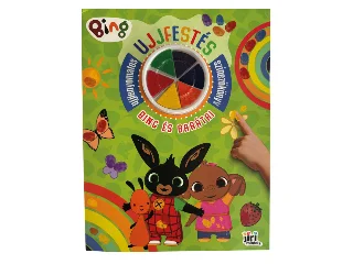 BING ÉS BARÁTAI - UJJFESTÉS - UJJLENYOMATOS SZÍNEZŐKÖNYV