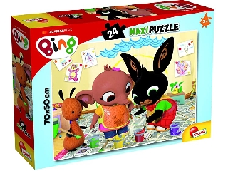 Bing maxi puzzle 24 db-os, 70x50cm, Festés