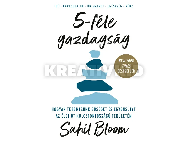 BLOOM, SAHIL: 5-FÉLE GAZDAGSÁG - HOGYAN TEREMTSÜNK BŐSÉGET ÉS EGYENSÚLYT...