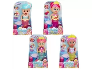 Bloopies: Mókás Sellőbébi csillogó uszonnyal - többféle