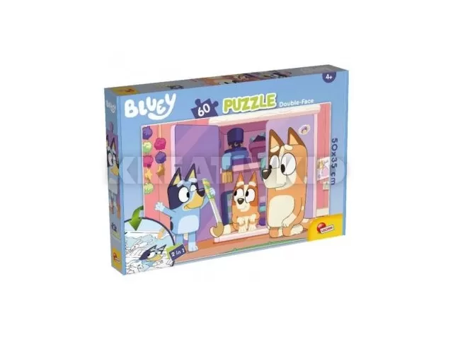 Bluey: Bújócska 2 az 1-ben puzzle - 60 darabos