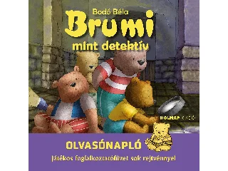 BODÓ BÉLA: BRUMI MINT DETEKTÍV - OLVASÓNAPLÓ ( JÁTÉKOS FOGLALKOZTATÓFÜZET SOK REJTVÉNNYEL)