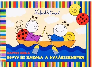 Bogyó és Babóca a varázsszigeten - kifestő