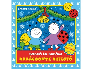 Bogyó és Babóca karácsonyi kifestő