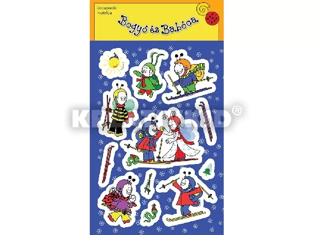 Bogyó és Babóca matrica sielős