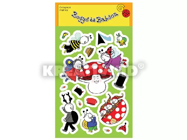Bogyó és Babóca matricacsomag - Gomba kalapja