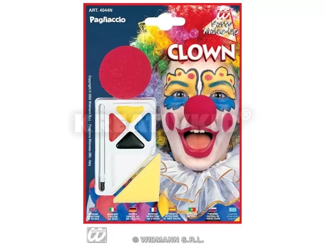 Bohócos arcfesték bohóc orral