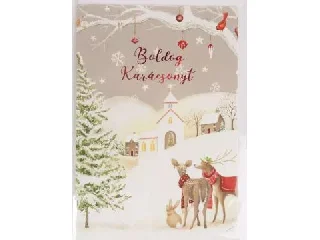 Boldog karácsonyt! képeslap
