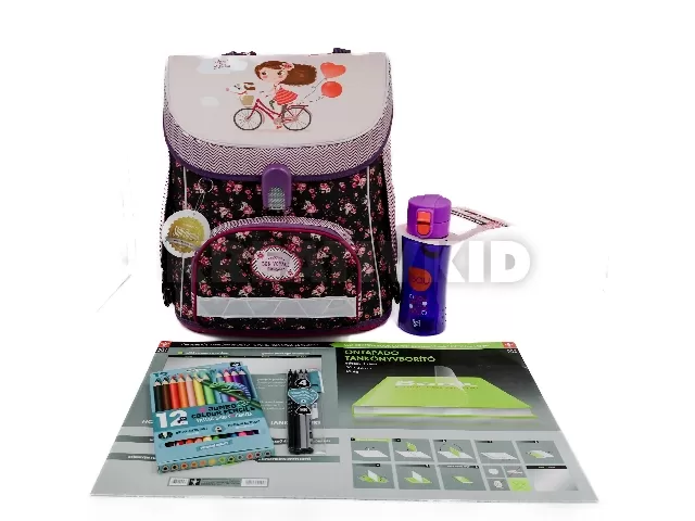 Bon Voyage kompakt mágneszáras iskolatáska szett