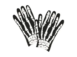 BONES GLOVES child size