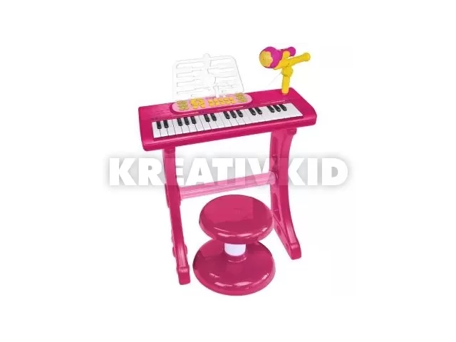 Bontempi: 37 billentyűs játékszintetizátor mikrofonnal és székkel