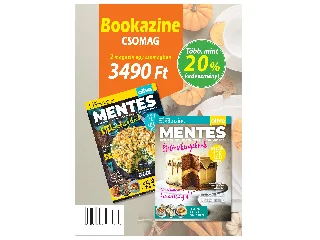 BOOKAZINE DUPLA-CSOMAG: MENTES RECEPTGYŰJTEMÉNY (2 FÉLE GASZTRO BOOKAZINE)